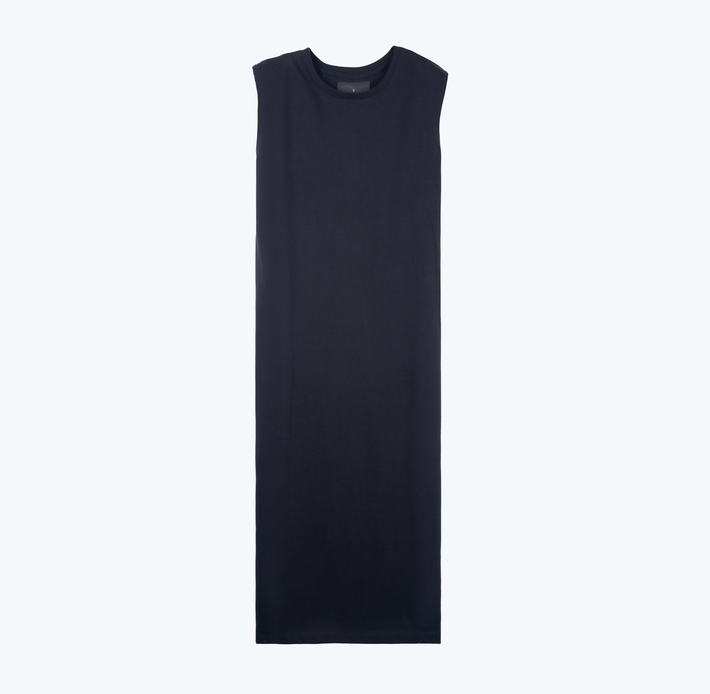 OP02(Women) | Crew Neck Dress | Sleeveless (Black)