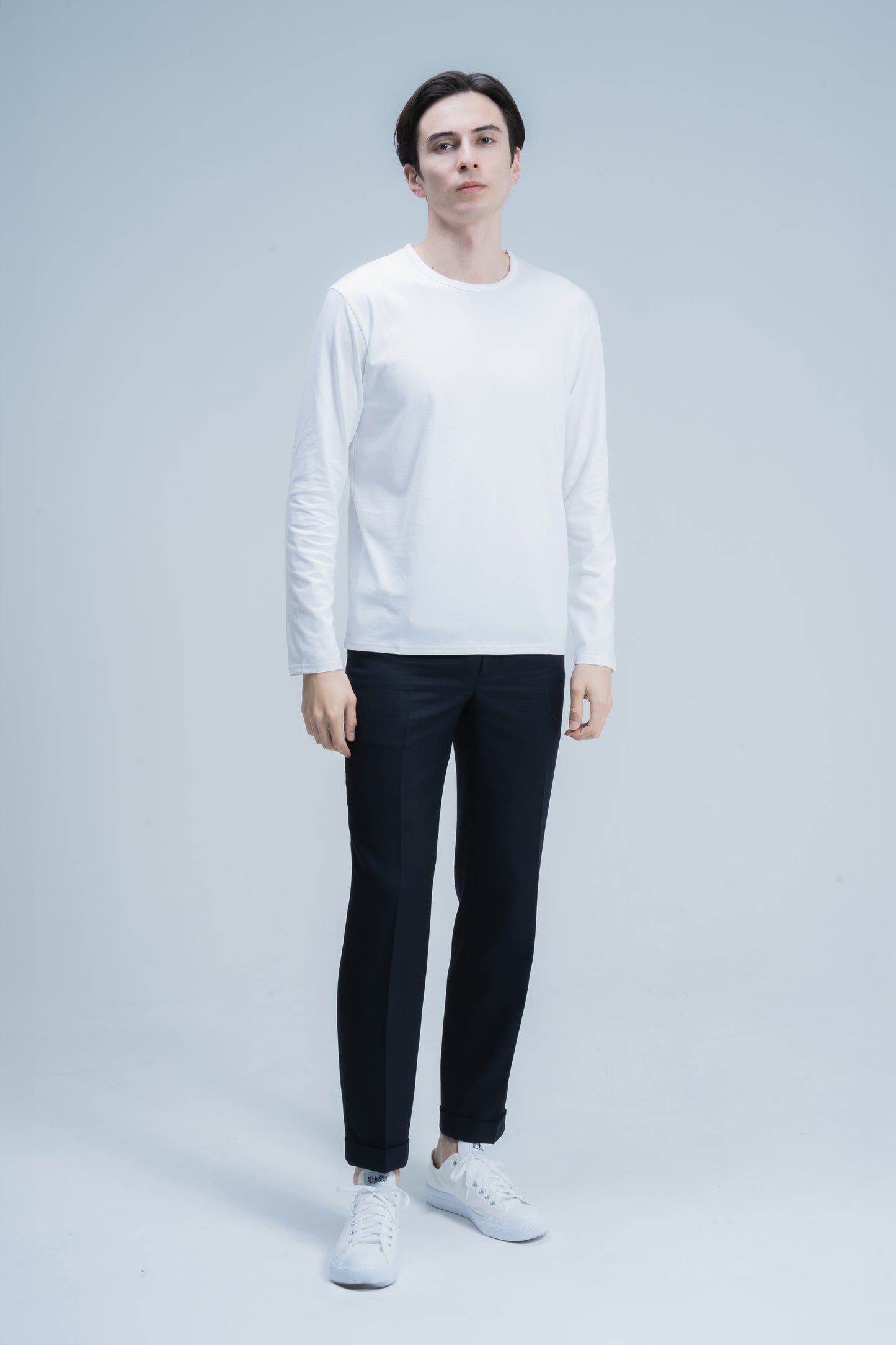 CL01 | Crew Neck | Long Sleeve (White)
