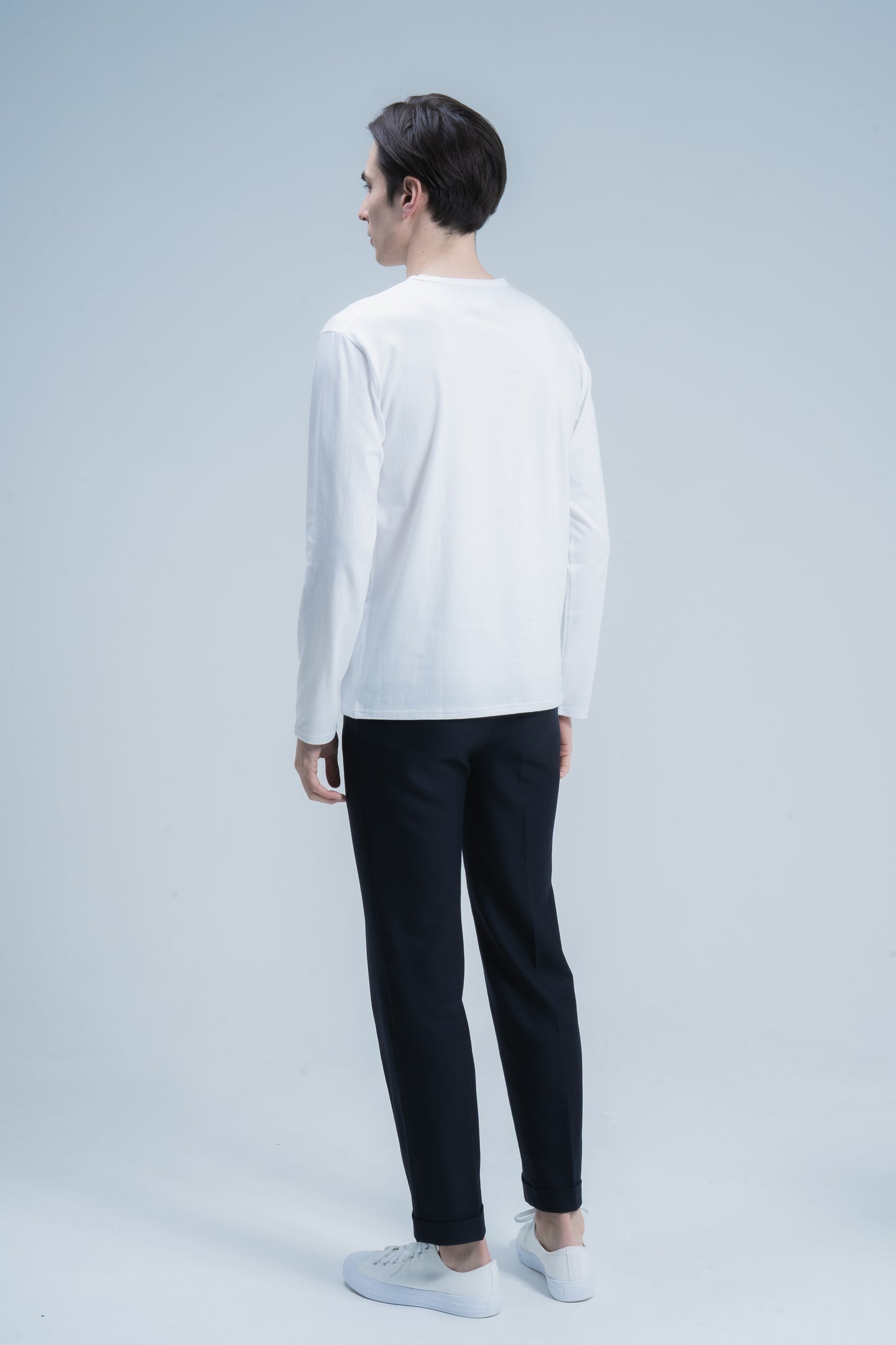 CL01 | Crew Neck | Long Sleeve (White)