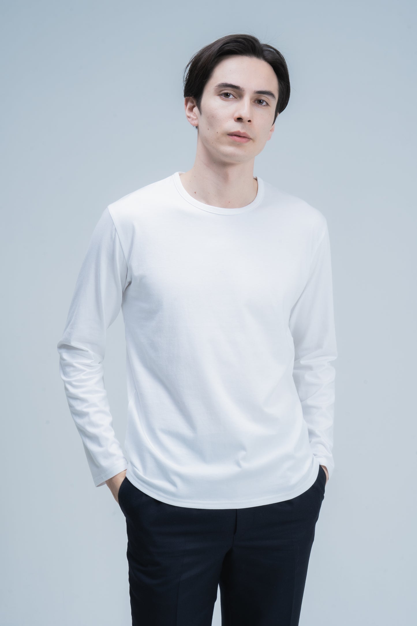 CL01 | Crew Neck | Long Sleeve (White)