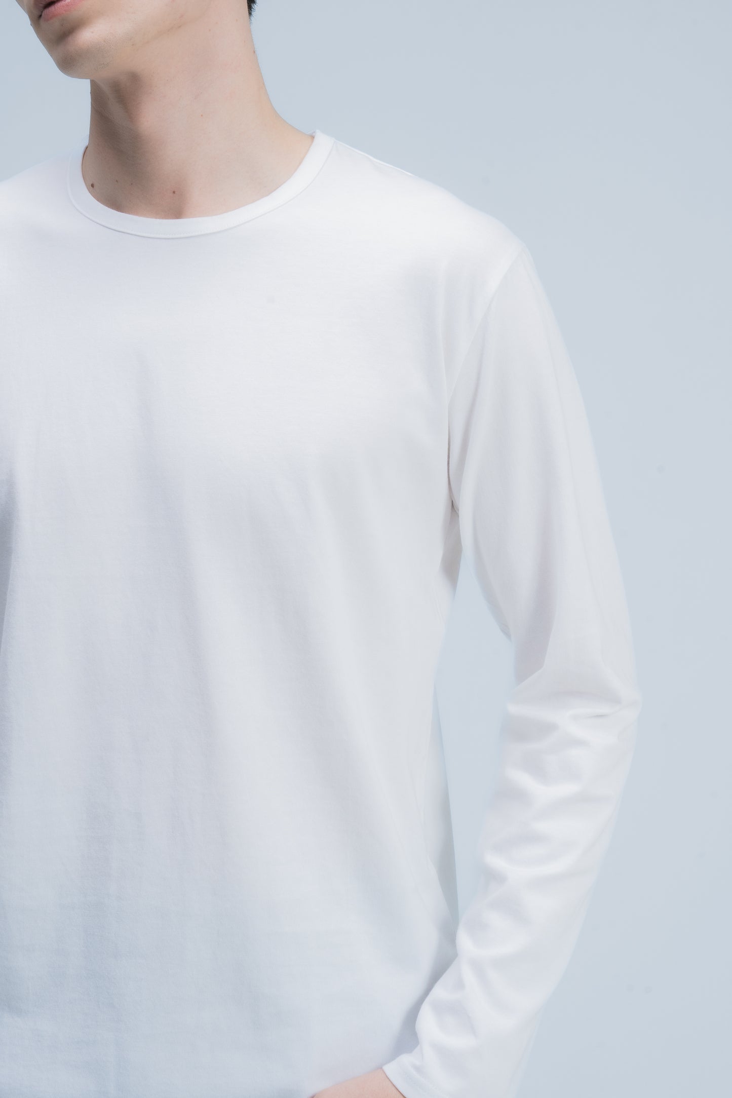 CL01 | Crew Neck | Long Sleeve (White)