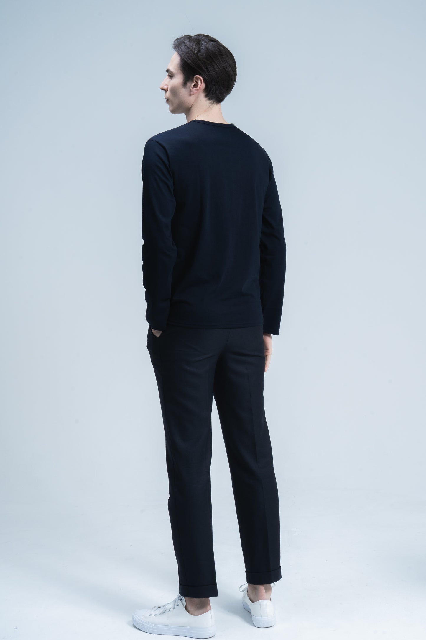 CL01 | Crew Neck | Long Sleeve (Navy)