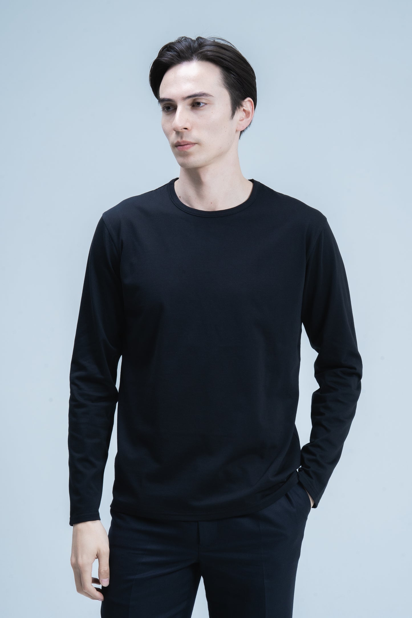 CL01 | Crew Neck | Long Sleeve (Black)