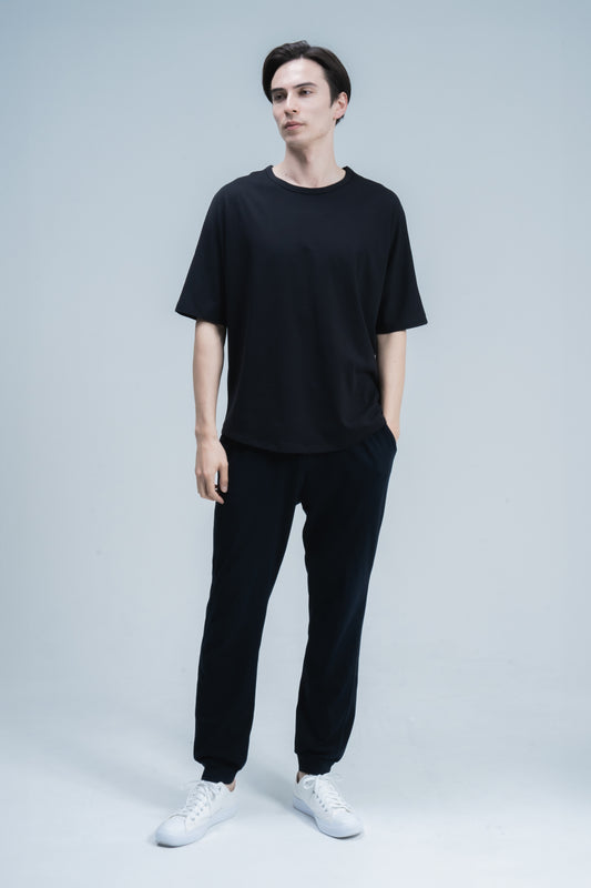 B02 | Crew Neck | Dolman Sleeve (Black)