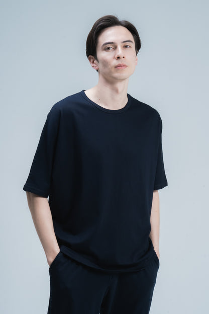 B02 | Crew Neck | Dolman Sleeve (Navy)